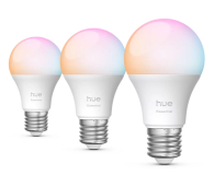 Philips Hue Essential White and color ambiance 3xŻarówka E27+ Hue Bridge 8721103103673 - 1362330 - zdjęcie 3